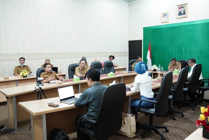 Pemprov Lampung Ikuti Rapat Koordinasi Pengendalian Inflasi Daerah