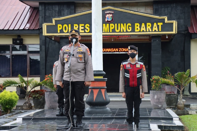 Penekanan Awal Tahun Wakapolres Lampung Barat