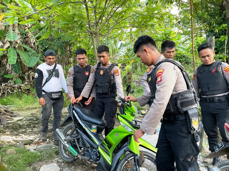 Polres Tubaba Gerebek Lokasi Judi Sabung Ayam, Belasan Sepeda Motor Diamankan