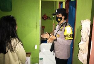 Jaga Kamtibmas, Polsek Kemiling Razia Sejumlah Tempat Kost