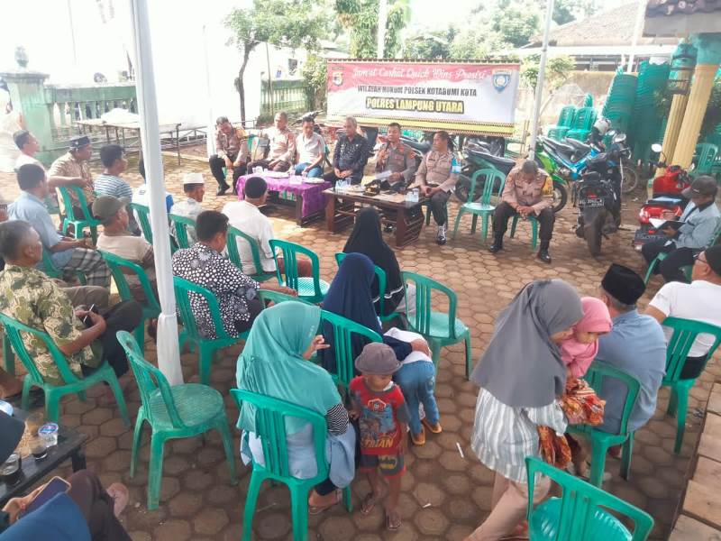 Program Quick Wins Presisi PolseK Kotabumi Kota "Jum'at Curhat".
