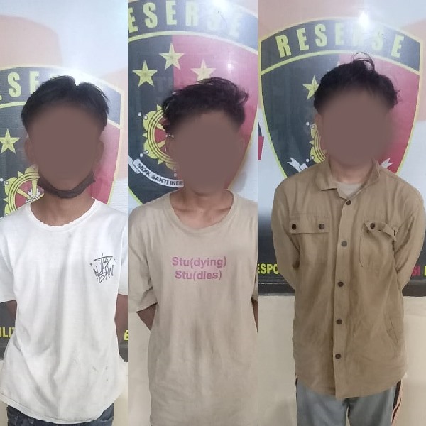 Respon Cepat, Polsek Panjang Tangkap Tiga Bajing Loncat
