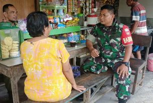 Segelas Kopi Pahit Jadi Sarana Komsosnya Babinsa Danukusuman