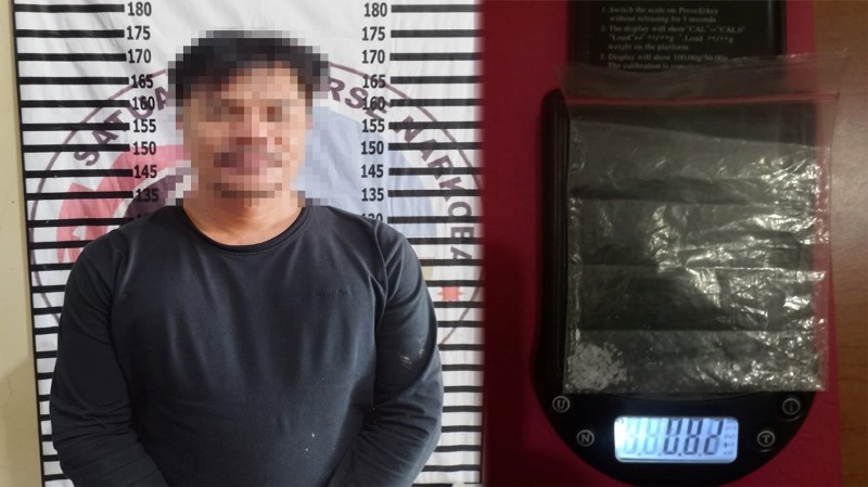 Simpan Narkotika di Dalam Kotak Rokok, Pria 44 Tahun Ditangkap Polres Tulang Bawang