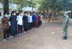 Tanankam Cinta Tanah Air, Babinsa Sambi Latih PBB dan Wasbang Di Ponpes Al Fatah