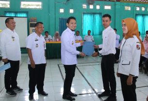 107 TKS PLKB Terima SPT dari Wabup Lampura