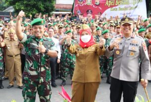 Apel Tiga Pilar Bukti Nyata Kesiapan TNI, Polri Dan Pemkot Dalam Menjaga Kamtibmas