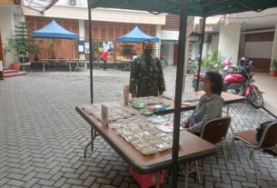 Babinsa Jayengan Pendampingan UMKM di Wilayah Binaan