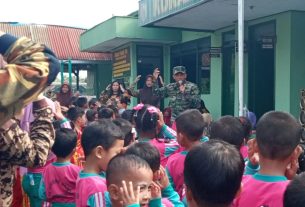 Babinsa Koramil Kedungadem Bojonegoro, gelar Kegiatan Outing Class