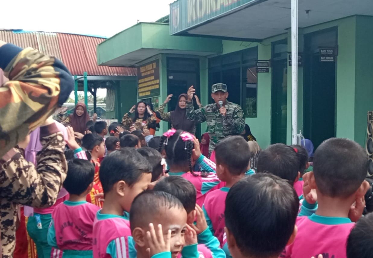 Babinsa Koramil Kedungadem Bojonegoro, gelar Kegiatan Outing Class
