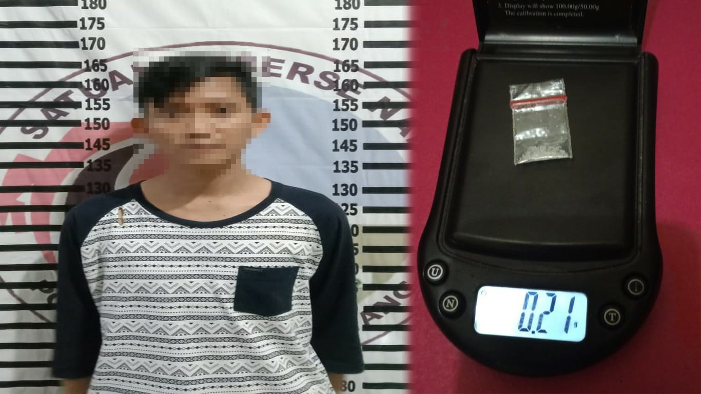 Bawa Narkotika di Unit 2, Pemuda Pengangguran Ditangkap Polisi