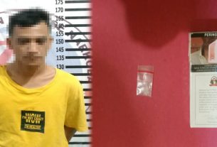 Bawa Narkotika ke Simpang 5, Oknum Satpam Ditangkap Polres Tulang Bawang