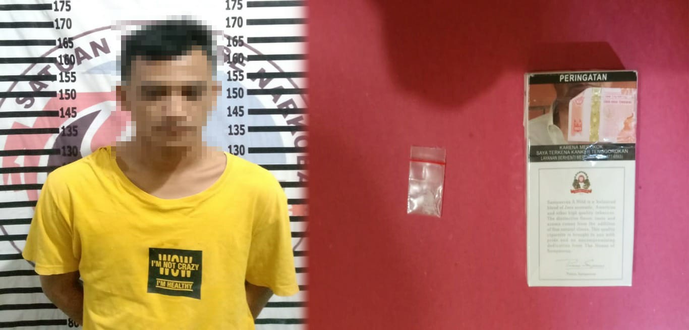 Bawa Narkotika ke Simpang 5, Oknum Satpam Ditangkap Polres Tulang Bawang