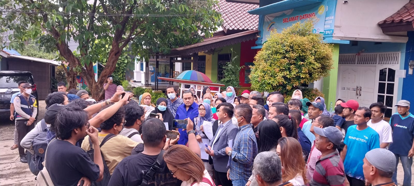 Bripka Madih di laporkan ke Polres Metro Bekasi