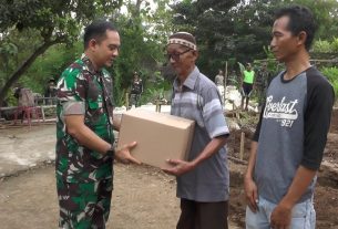Dandim 0726/Sukoharjo Laksanakan Peletakan Batu Pertama Program RTLH Danrem 074/Warastratama