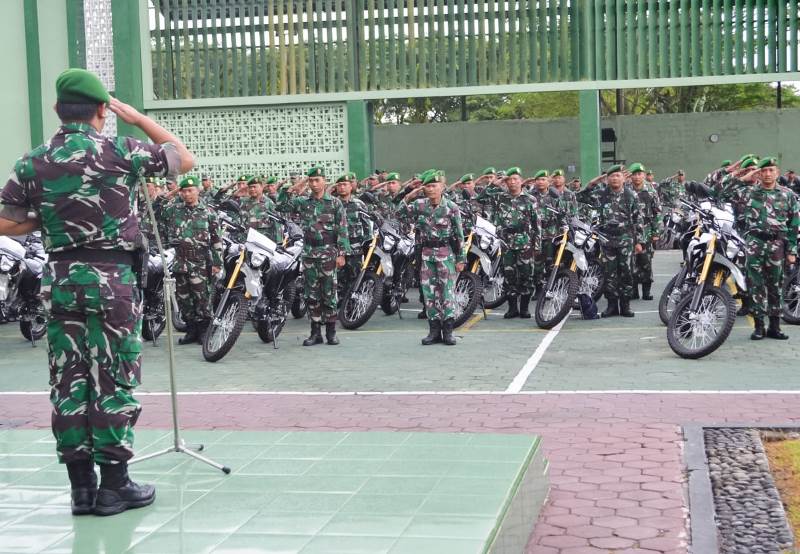 Dukung Tugas Operasional, Babinsa Kodim Bojonegoro dapat Bantuan Motor dari Menhan