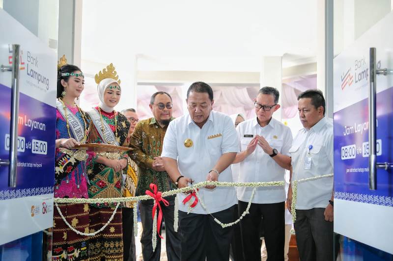 Gubernur Arinal Djunaidi Resmikan Gedung Baru Bank Lampung Kantor Cabang Bandar Lampung