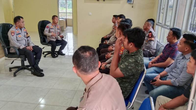 Kepala SPKT Polda Lampung Lakukan Supervisi di Polres Tulang Bawang Barat