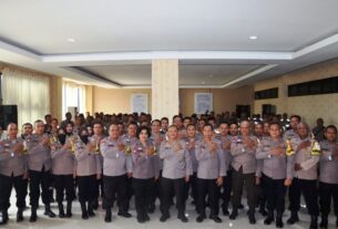 Kumpulkan Bhabinkamtibmas, Kapolresta Bandar Lampung : Tingkatkan Profesionalisme di Lapangan