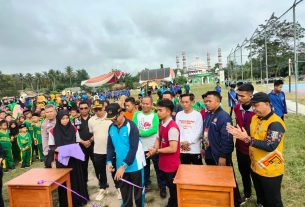 Karang Taruna Blambangam Umpu dan Mahasiswa KKN Unila Gelar Festival Rakyat di Kampung Bumi Baru