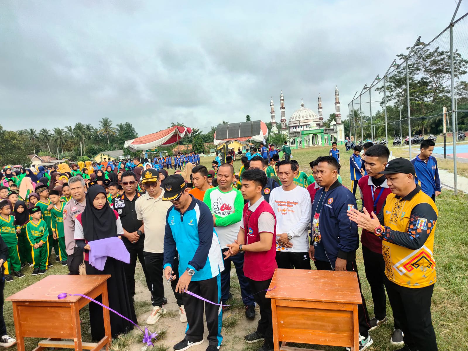 Karang Taruna Blambangam Umpu dan Mahasiswa KKN Unila Gelar Festival Rakyat di Kampung Bumi Baru