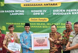 Komisi IV DPR, Ditjen Perikanan Budidaya Tebar Benih, Ditjenbun Tanam Pohon di Sini