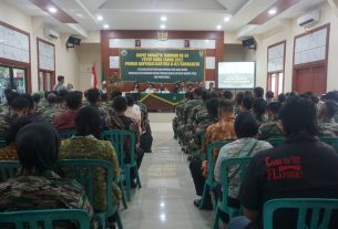 Koperasi Kartika D-02 Kodim 0735/Surakarta Laksanakan RAT Tutup Buku Tahun 2022