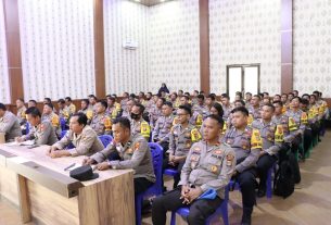 Kumpulkan Seluruh Personel Bhabinkamtibmas, Kapolres Tulang Bawang Sampaikan Pesan Ini