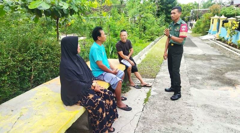 Marak Isu Penculikan Anak, Ini Imbauan Babinsa Mojokerto