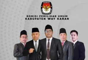 PKPU NO 6 Tahun 2023 : Pemilu 2024 KPU Way Kanan Tetapkan 5 Dapil dengan 40 Kursi