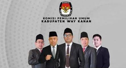 PKPU NO 6 Tahun 2023 : Pemilu 2024 KPU Way Kanan Tetapkan 5 Dapil dengan 40 Kursi