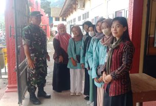 Peduli Dengan Lingkungan Sekolah, Anggota Koramil Selo Silahtuhrahmi Ke SMK N I Selo