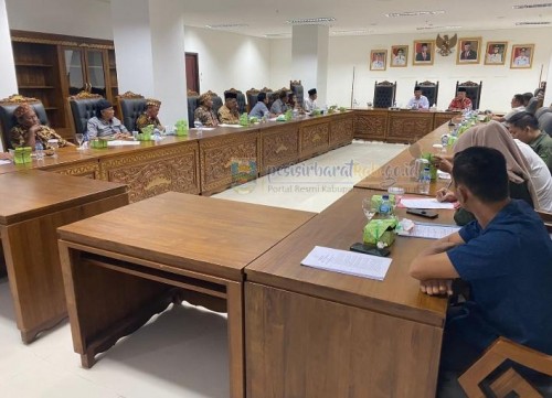 Pemkab pesisir barat audiensi dengan 16 makhga rapa sai batin