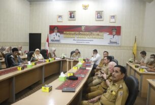 Pemprov Lampung Ikuti Rapat Sosialisasi Panduan Evaluasi Kinerja TPID Tahun 2022