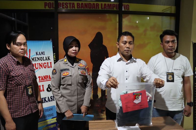 Polresta Bandar Lampung Tangkap Ayah yang Culik anak Tiri