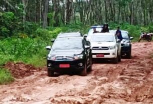 Menyusuri Tiga Desa Bupati Mesuji Rasakan Jalan Rusak