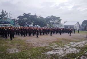 Tanamkan Sikap Disiplin, Babinsa Latih Ketarunaan