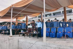 Upacara Paripurna Bulanan Di Lingkungan Pemkab Pesisir Barat Tahun 2023