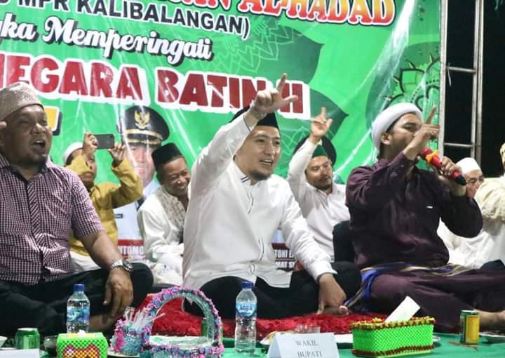 Wabup Lampura hadiri Gebyar Sholawat di Desa Negara Batin ll