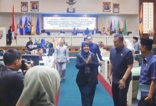 Wagub Chusnunia Mengikuti Rapat Paripurna DPRD Provinsi Lampung Lanjutan Pembicaraan Tingkat I