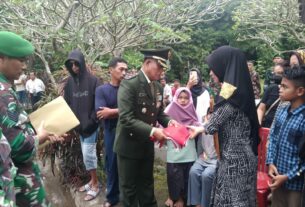 Anggota Tutup Usia,Kodim Boyolali Laksanakan Pemakaman Militer