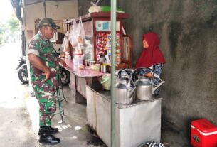 Babinsa Kemlayan Pendampingan UMKM di Wilayah Binaan