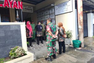 Babinsa, Lurah & Perangkat kelurahan Kemlayan Apel Pagi Bersama