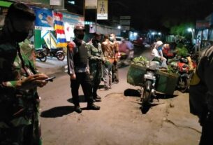 Bersinergi Koramil dan Polsek Ngemplak Gelar Patroli Malam