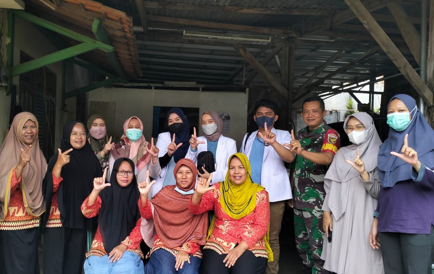 Cegah Stunting Dan Peduli Kesehatan Balita, Babinsa Koramil 410-02 TBS Monitoring Kegiatan Posyandu