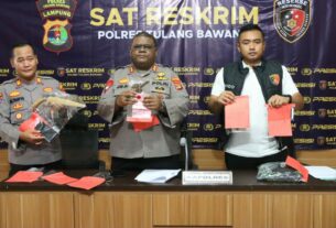 Dalam Sepekan, Polres Tulang Bawang Tangkap 9 Pelaku C3 dan Senpi Ilegal