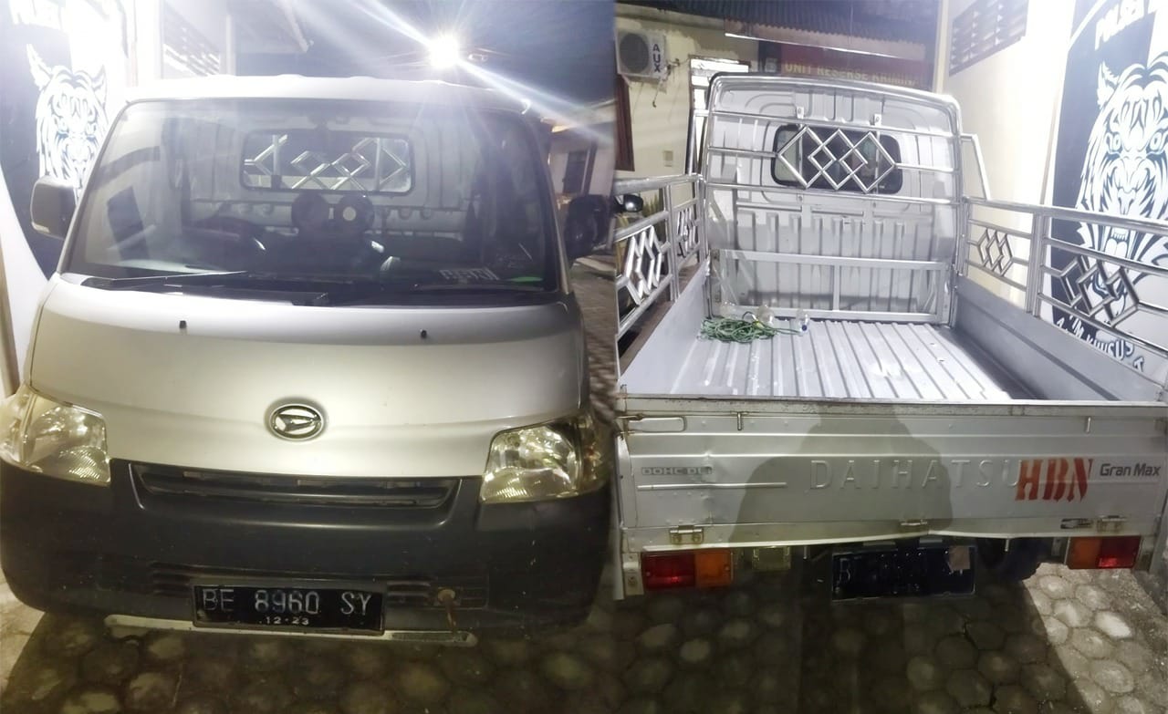 Dalam Waktu 14 Jam, Dua Pencuri Mobil Pick Up di Menggala Tengah Ditangkap Polisi