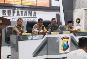 Dandim Bojonegoro hadiri Rakor Pengamanan Ramadhan dan Idul Fitri 1444 Hijriyah