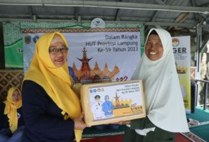 Dharma Wanita Dinas Kominfotik Provinsi Lampung Gelar Jumat Berkah