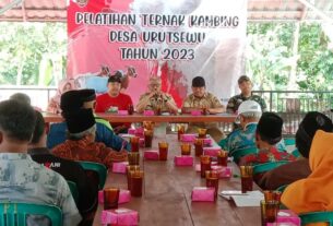 Dukung Ketahanan Pangan Peternakan, Babinsa Hadiri pelatihan Ternak Kambing